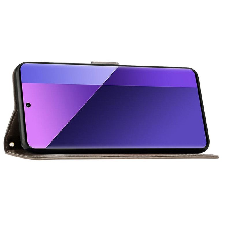 Housse Oppo Reno 11 Pro 5G Motif Papillons à Lanière