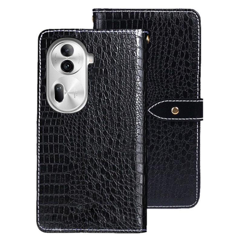 Housse Oppo Reno 11 Pro 5G Style Crocodile IDEWEI