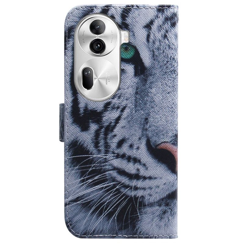 Housse Oppo Reno11 Pro 5G Tigre Blanc