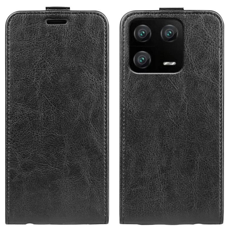 Housse Xiaomi 13 Pro Effet Cuir Rabat Vertical