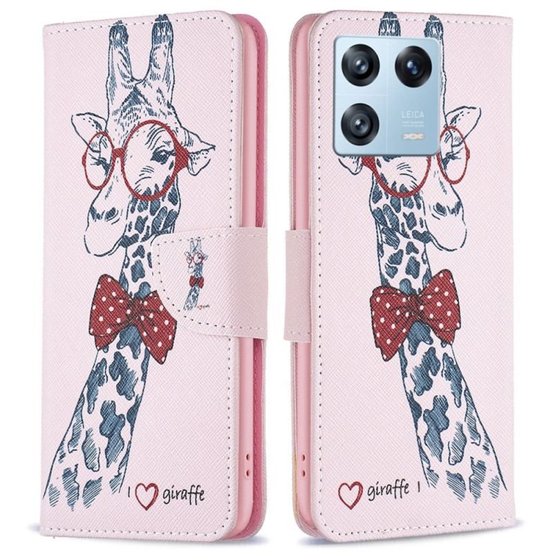 Housse Xiaomi 13 Pro Girafe Intello