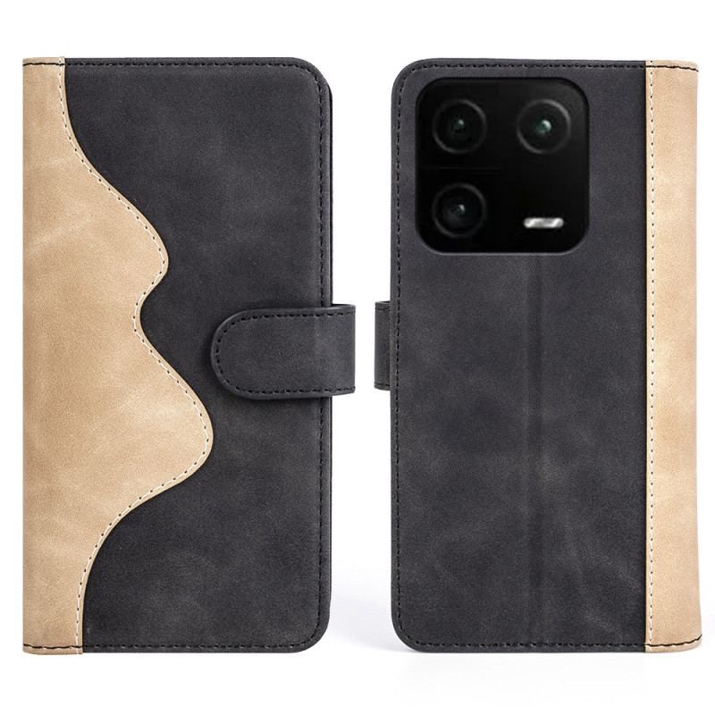 Housse Xiaomi 13 Pro Style cuir Vague