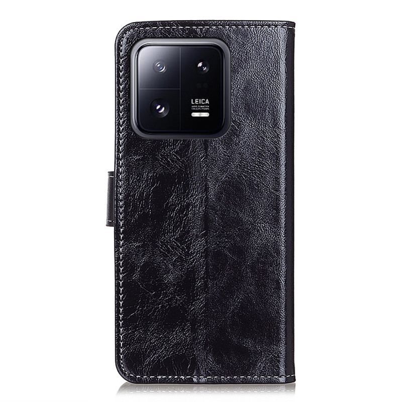 Housse Xiaomi 13 Pro Vernie avec Coutures Apparentes