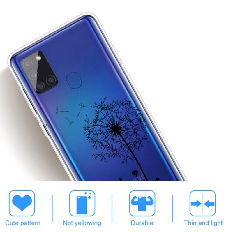 Coque Samsung Galaxy A21s Couple et Pissenlits