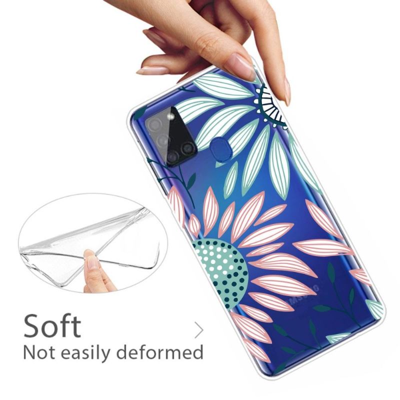 Coque Samsung Galaxy A21s Daisy fleurs