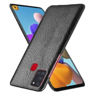 Coque Samsung Galaxy A21s effet peau de croco