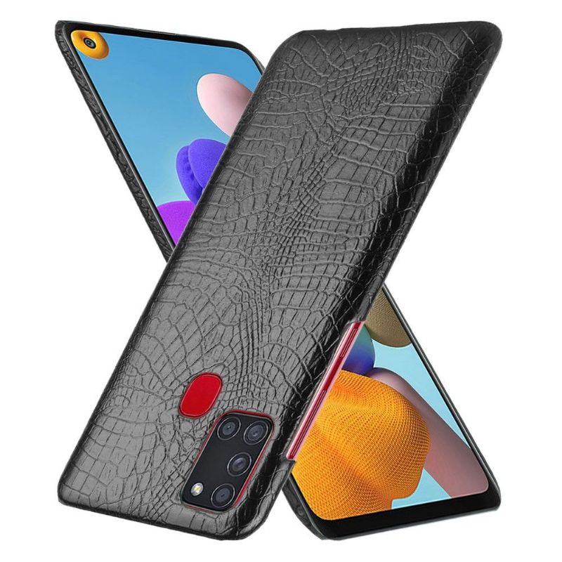 Coque Samsung Galaxy A21s effet peau de croco