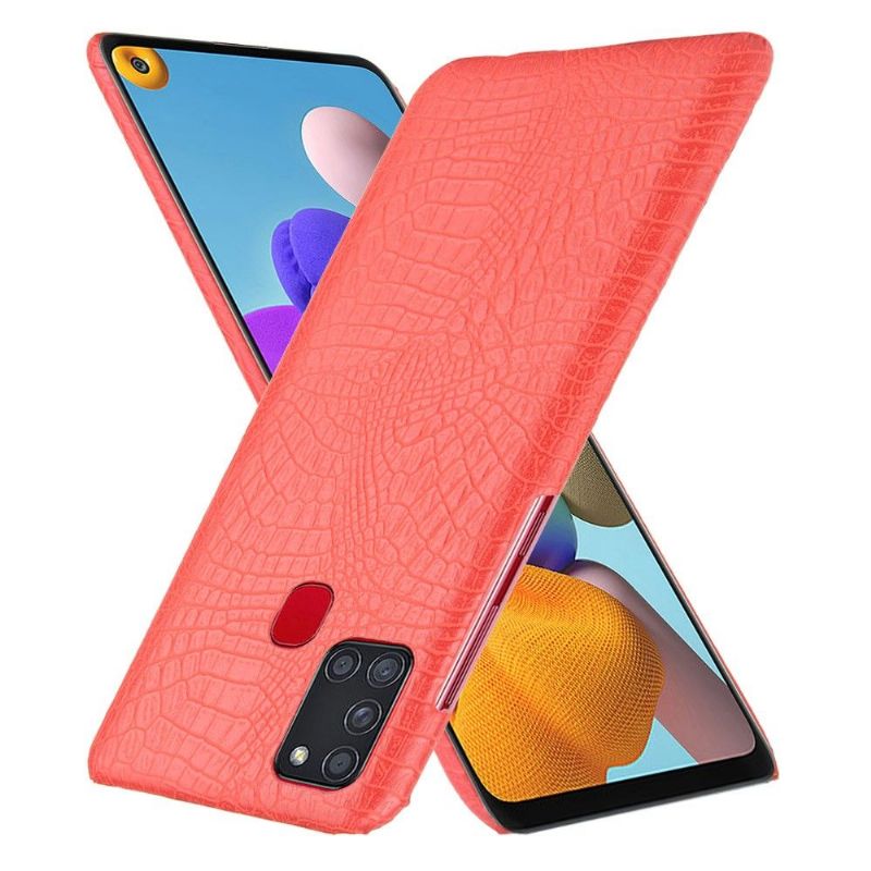 Coque Samsung Galaxy A21s effet peau de croco