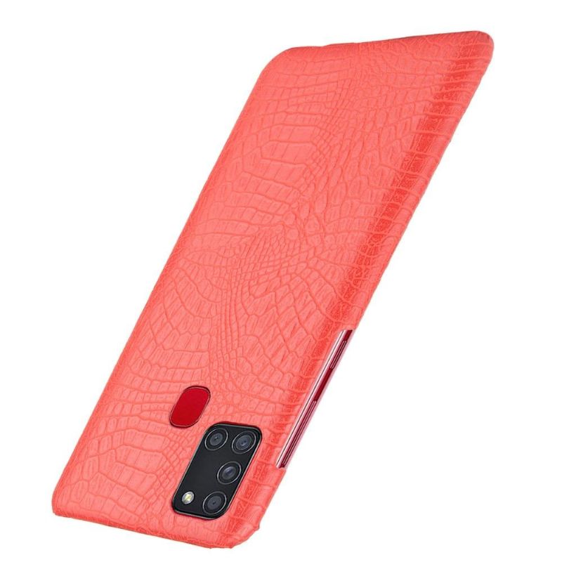 Coque Samsung Galaxy A21s effet peau de croco