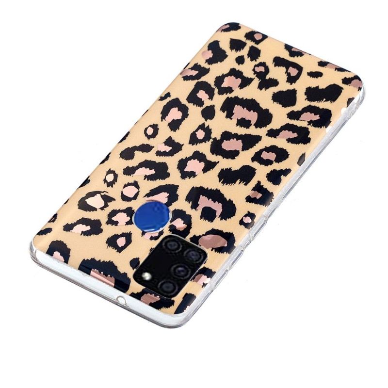 Coque Samsung Galaxy A21s Flexible Léopard