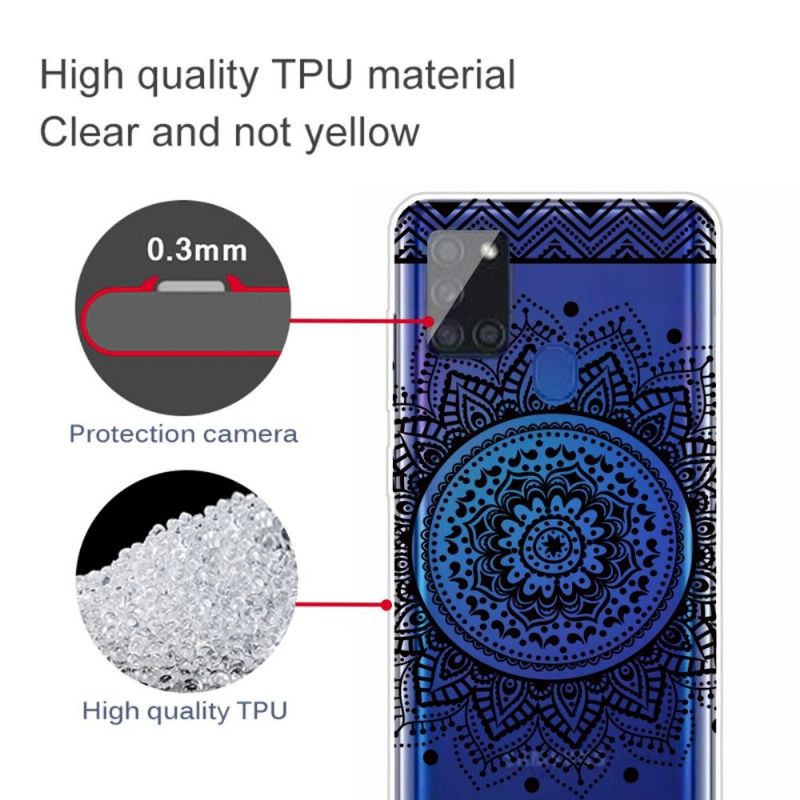 Coque Samsung Galaxy A21s Mandala Dentelle