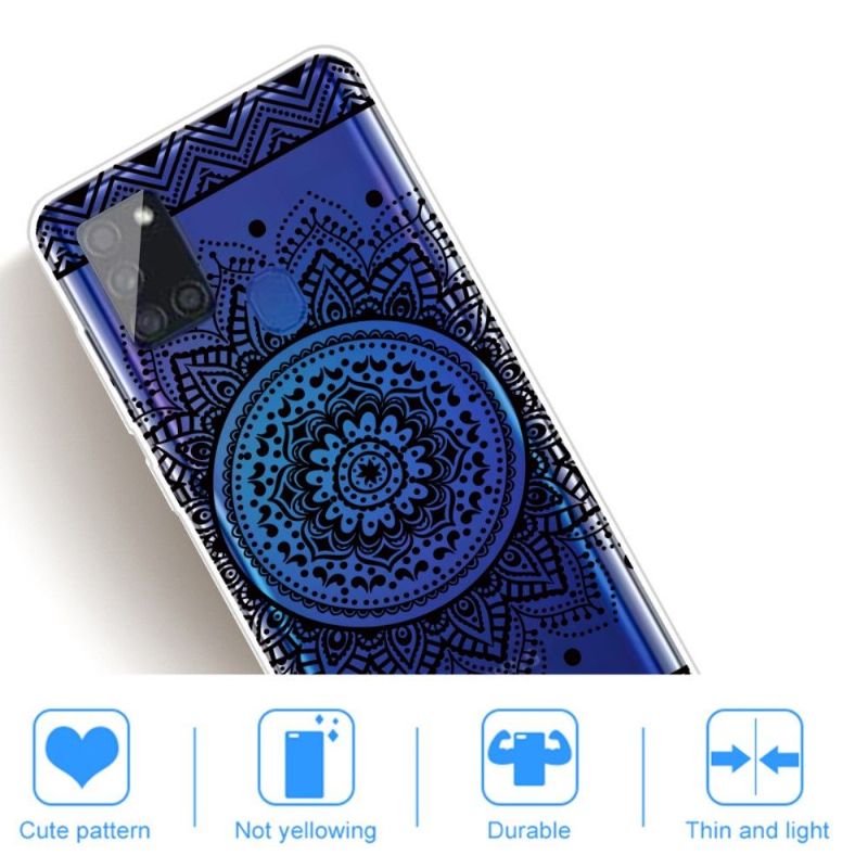 Coque Samsung Galaxy A21s Mandala Dentelle