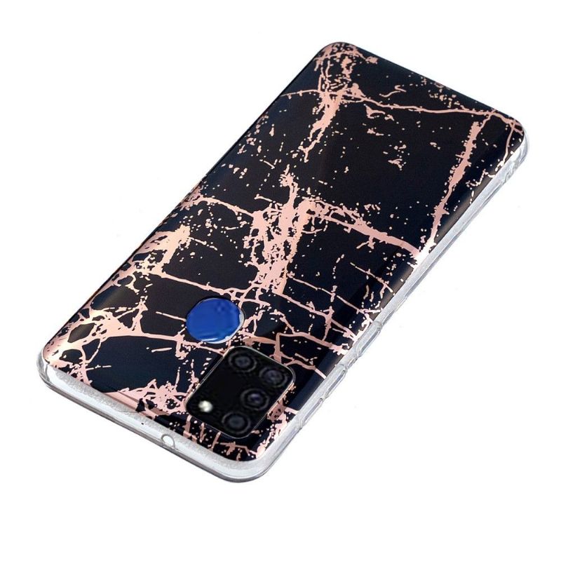 Coque Samsung Galaxy A21s Marbre Métallisé