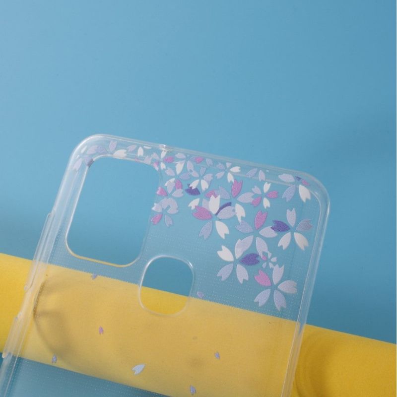 Coque Samsung Galaxy A21s Papillons Florets