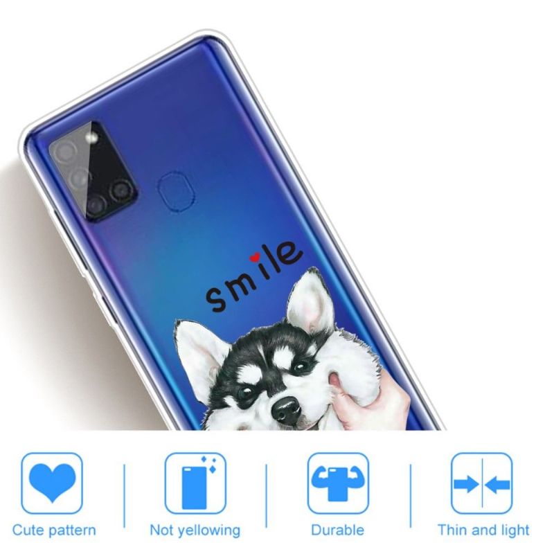 Coque Samsung Galaxy A21s Smile Chien