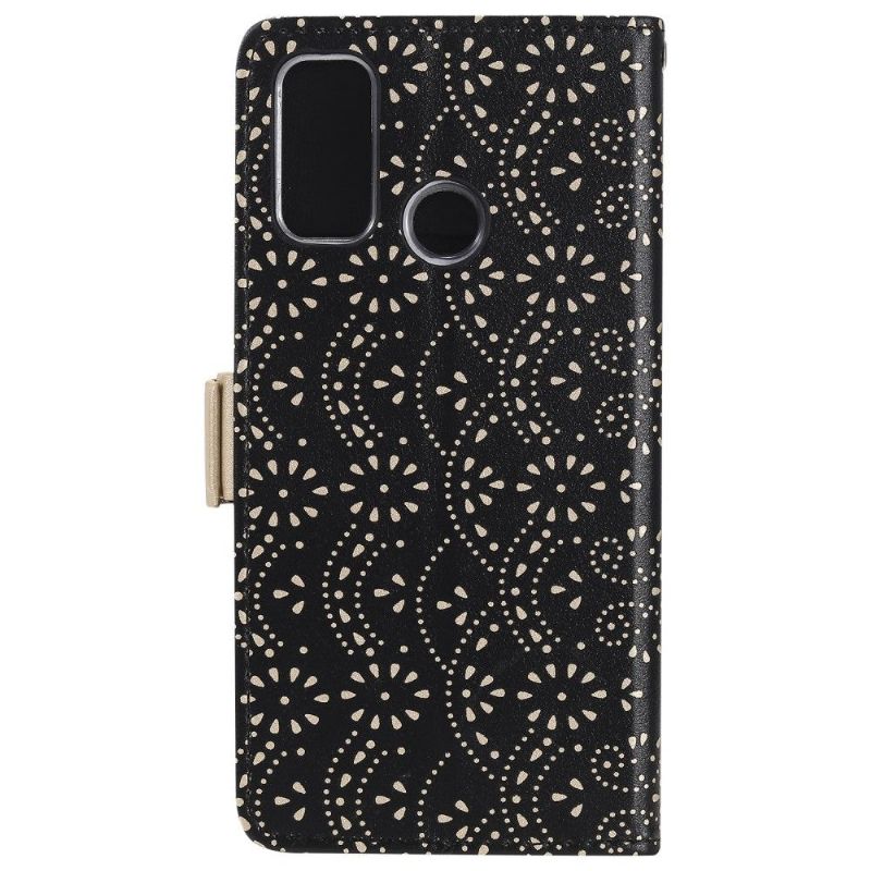 Housse Samsung Galaxy A21s Dentelle Fleur