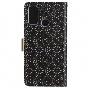 Housse Samsung Galaxy A21s Dentelle Fleur