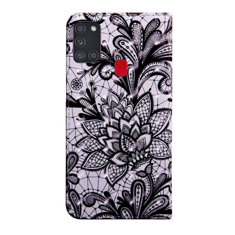 Housse Samsung Galaxy A21s Lace Flower