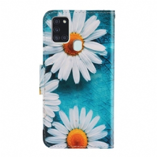 Housse Samsung Galaxy A21s Marguerite