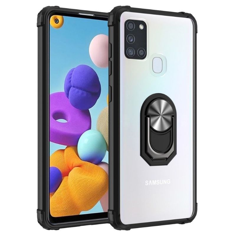 Protection coque Samsung Galaxy A21s Antichoc avec anneau