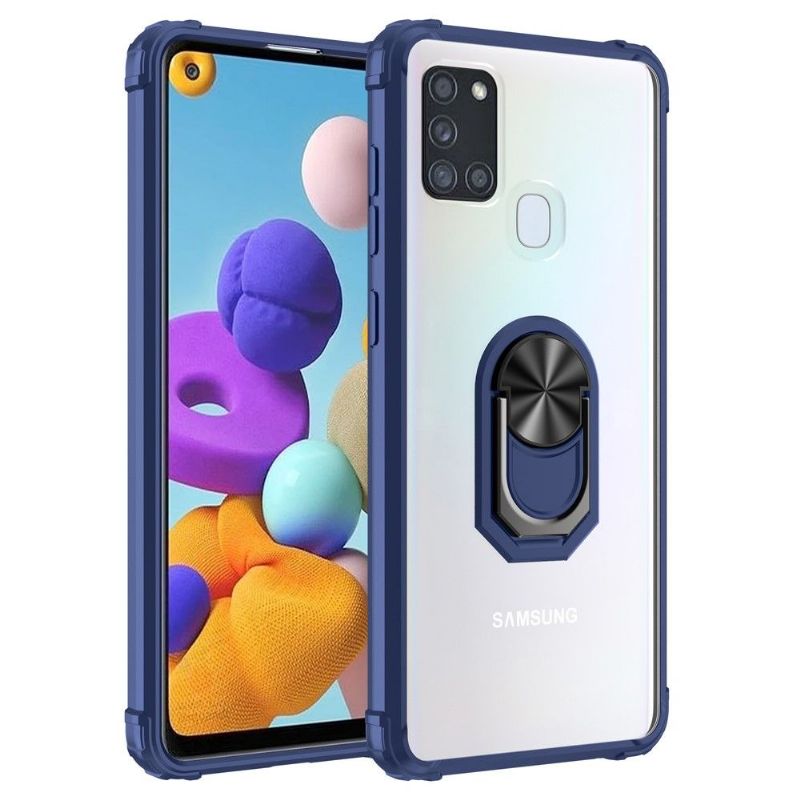 Protection coque Samsung Galaxy A21s Antichoc avec anneau