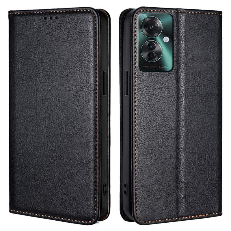 Flip Cover Oppo Reno 11F 5G Texture Cuir