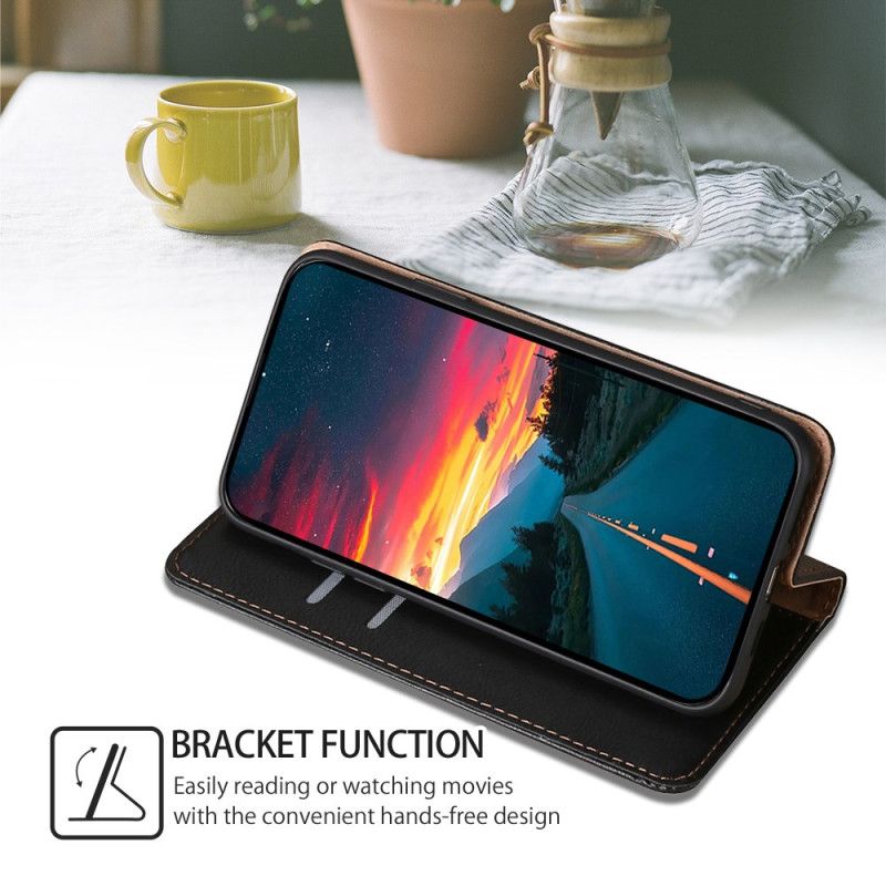 Flip Cover Oppo Reno 11F 5G Texture Cuir