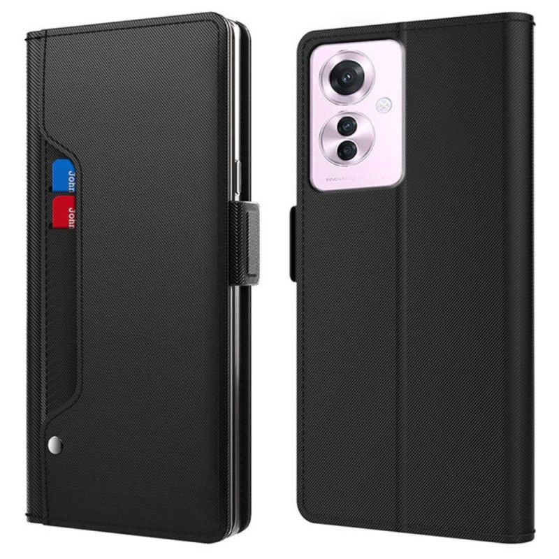 Housse Oppo Reno 11 F 5G Miroir et Porte-Cartes