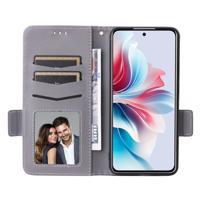 Housse Oppo Reno 11F 5G Style Cuir à Lanière