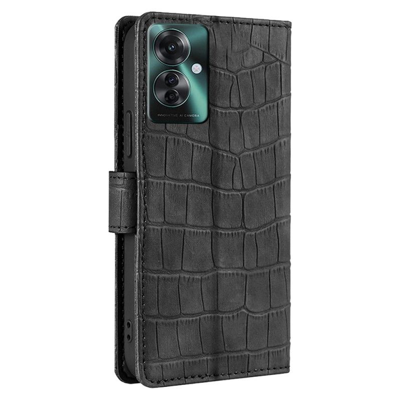 Housse Oppo Reno 11F 5G Texture Crocodile