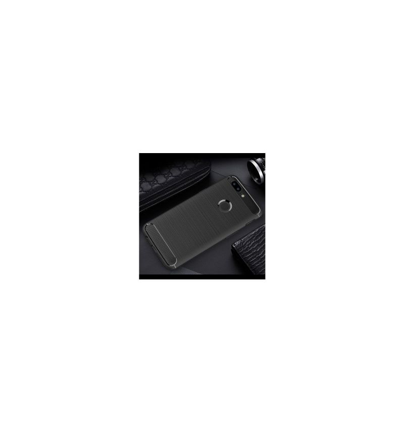 Coque OnePlus 5T Carbone Brossée