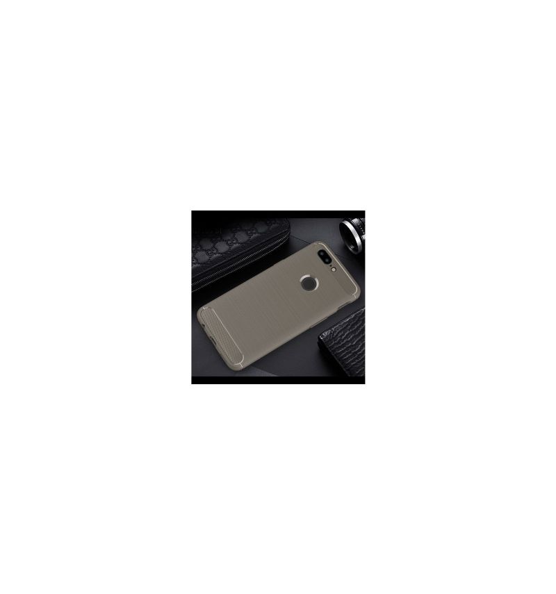 Coque OnePlus 5T Carbone Brossée