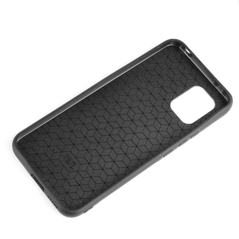 Coque Xiaomi Mi 10 Lite Effet Cuir Coutures