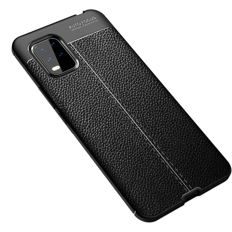 Coque Xiaomi Mi 10 Lite Gel Finition Simili Cuir