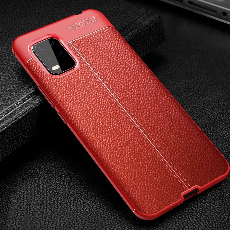 Coque Xiaomi Mi 10 Lite Gel Finition Simili Cuir