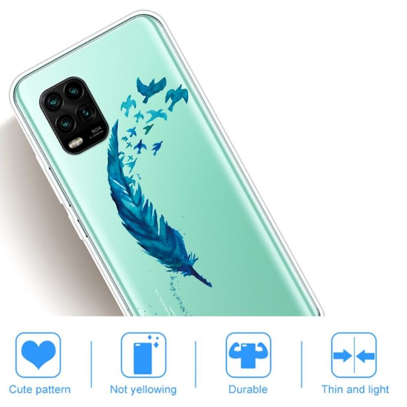 Coque Xiaomi Mi 10 Lite Plume et Oiseaux