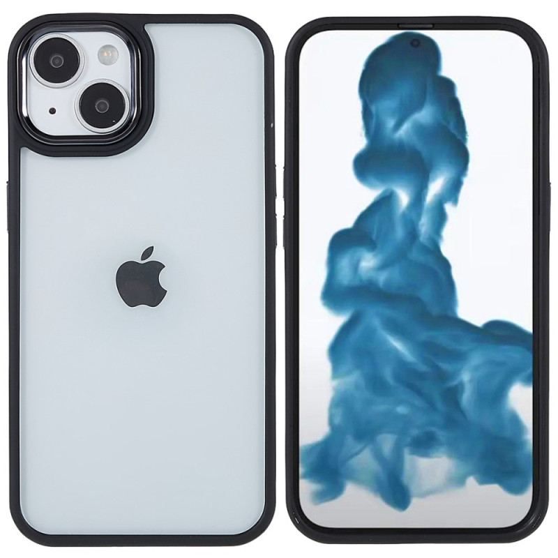 Coque iPhone 14 Plus Acrylique Rebords Silicone