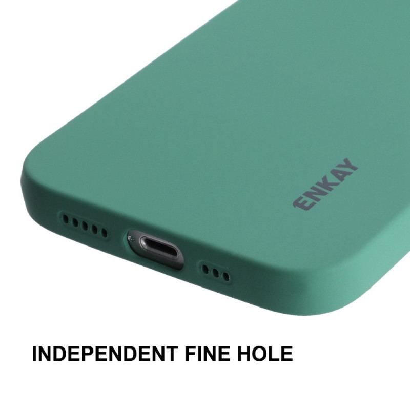 Coque iPhone 14 Plus Silicone Liquide ENKAY