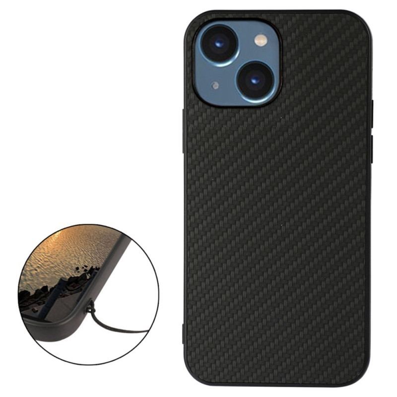 Coque iPhone 14 Plus Texture Fibre Carbone