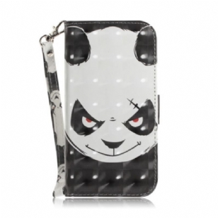 Housse iPhone 14 Plus Angry Panda à Lanière