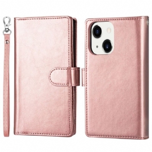 Housse iPhone 14 Plus Coque Détachable 9 Porte-Cartes