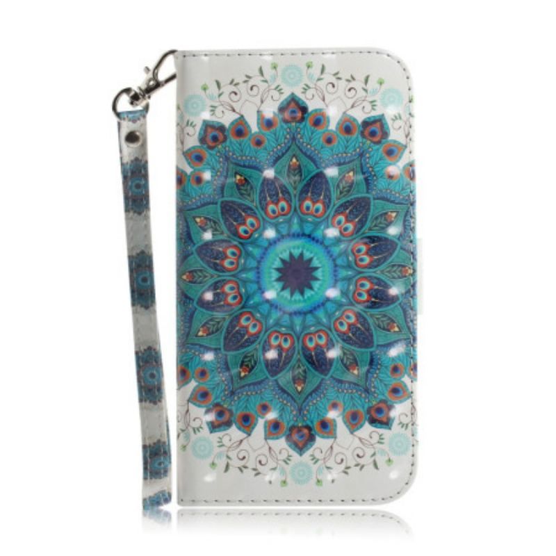 Housse iPhone 14 Plus Mandala à Lanière