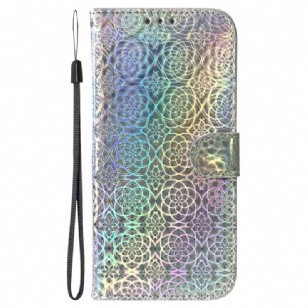 Housse iPhone 14 Plus Motif Stylé à Lanière