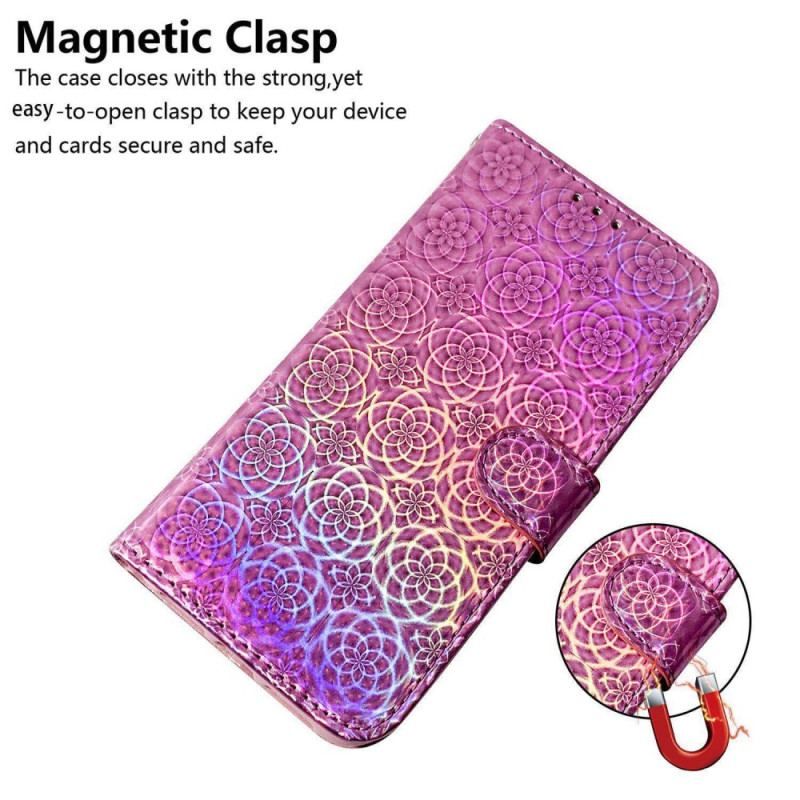 Housse iPhone 14 Plus Motif Stylé à Lanière