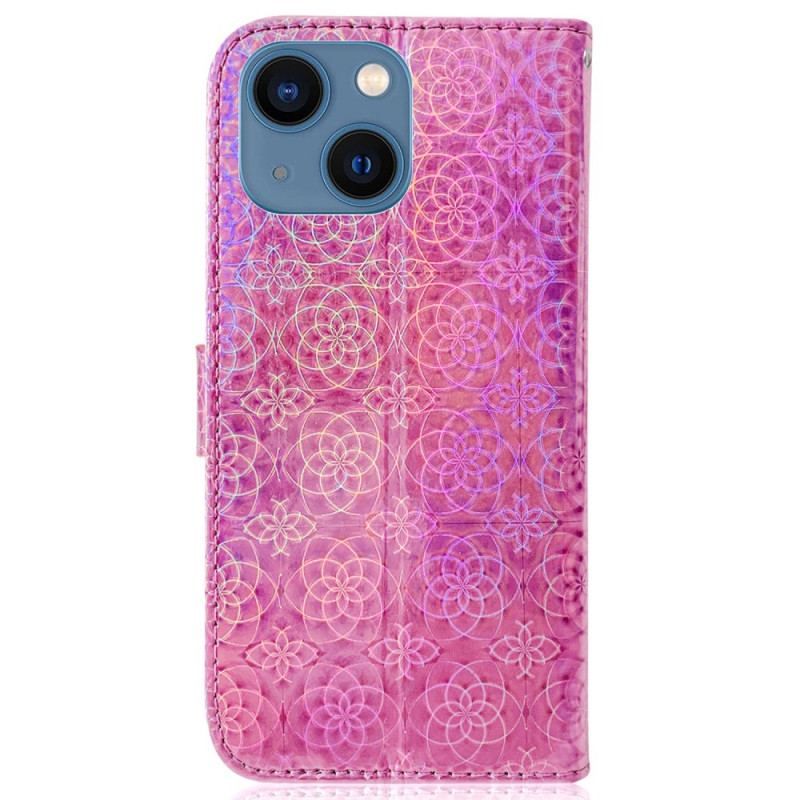 Housse iPhone 14 Plus Motif Stylé à Lanière