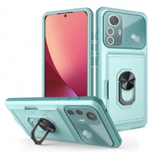 Coque Xiaomi 12 / 12X Anneau-Support et Porte-Carte