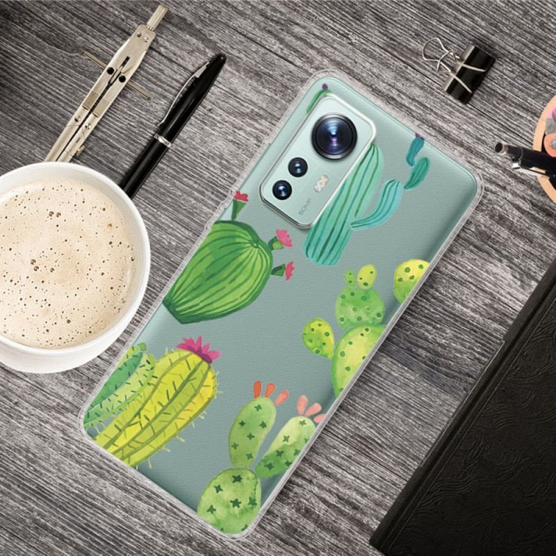 Coque Xiaomi 12 / 12X Cactus Aquarelle