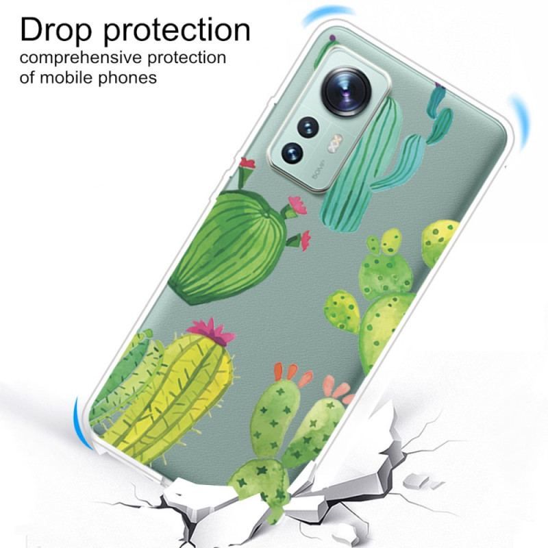 Coque Xiaomi 12 / 12X Cactus Aquarelle