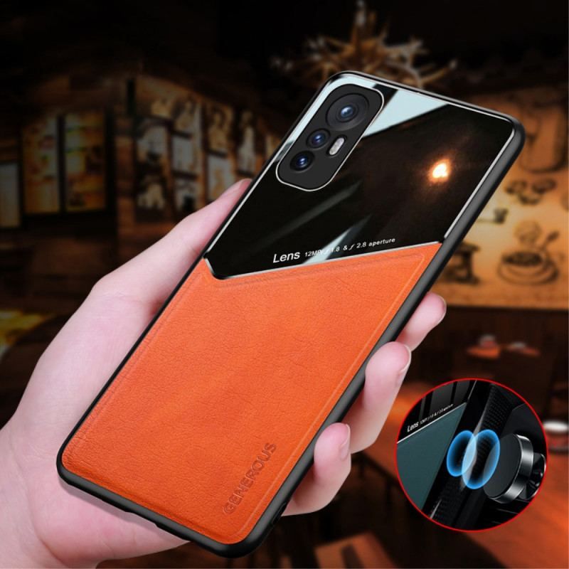 Coque Xiaomi 12 / 12X Effet Cuir Magnétique