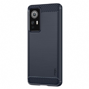 Coque Xiaomi 12 / 12X Fibre Carbone Brossée MOFI